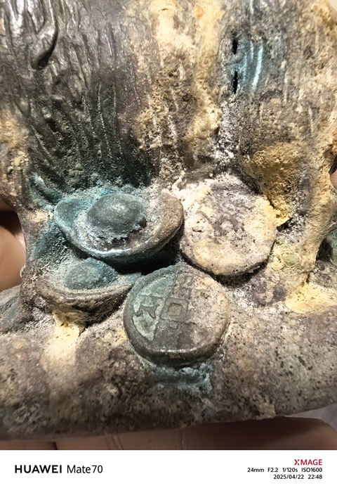 古玩銅器銅山羊真品鑒賞圖