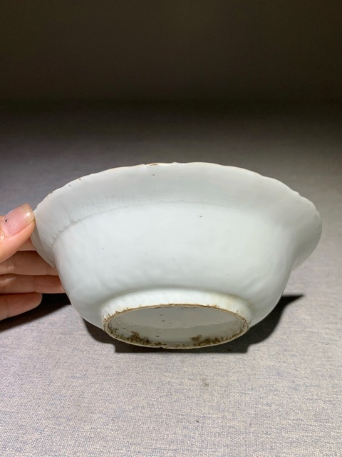 古玩陶瓷暗八仙青花盤真品鑒賞圖