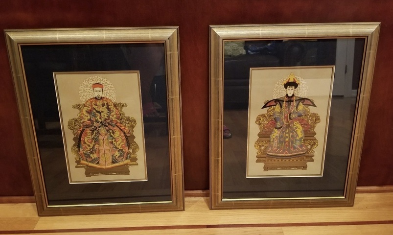 古玩字畫版畫人物真品鑒賞圖