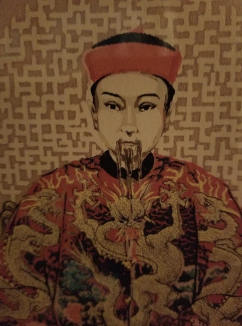 古玩字畫版畫人物真品鑒賞圖
