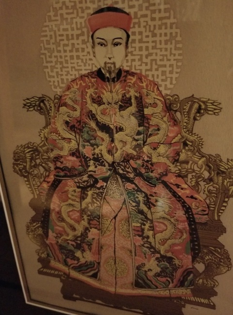 古玩字畫版畫人物真品鑒賞圖