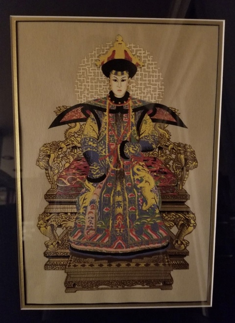 古玩字畫版畫人物真品鑒賞圖