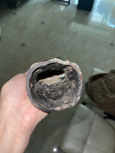 古玩銅器銅文官像真品鑒賞圖