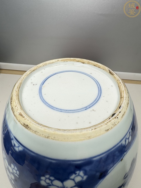古玩陶瓷清早·青花冰梅開窗博古紋罐真品鑒賞圖