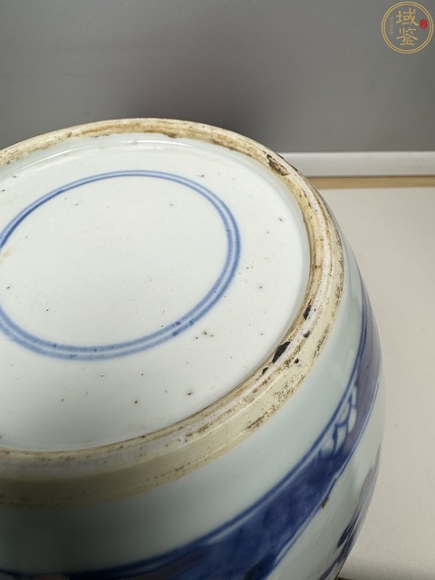 古玩陶瓷清早·青花冰梅開窗博古紋罐真品鑒賞圖