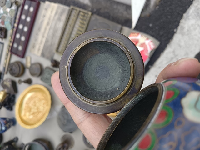 古玩銅器銅罐真品鑒賞圖