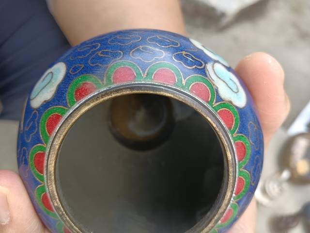 古玩銅器銅罐真品鑒賞圖