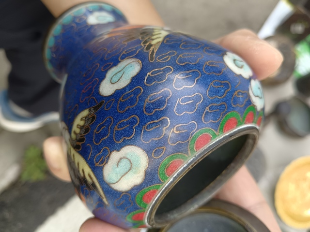 古玩銅器銅罐真品鑒賞圖