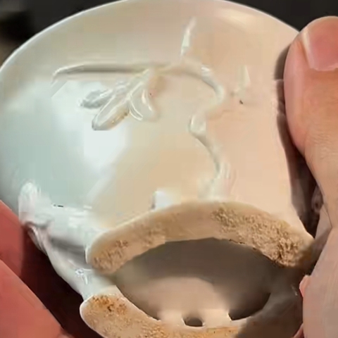 古玩陶瓷德化杯，模糊，偏老真品鑒賞圖