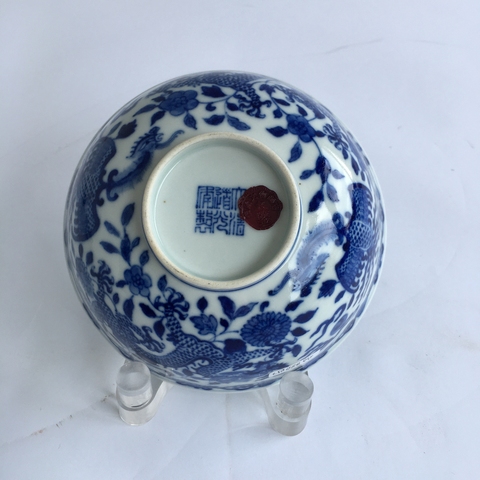 古玩陶瓷青花碗真品鑒賞圖