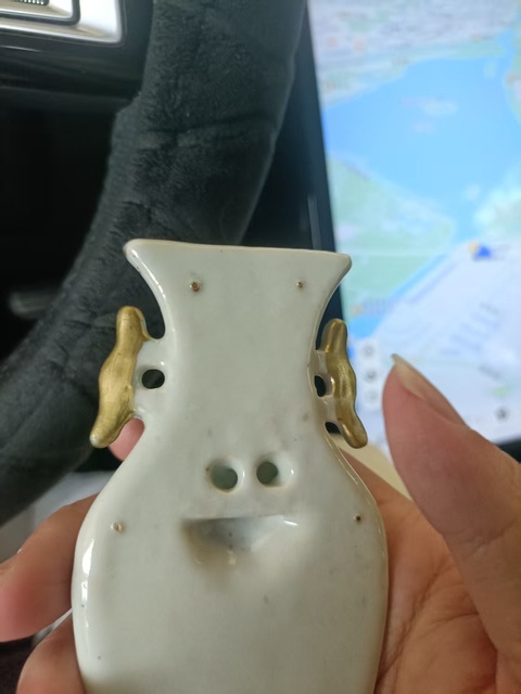 古玩陶瓷晚清粉彩人物故事紋壁瓶拍賣,當前價格3888元