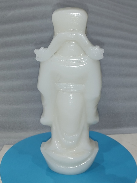 古玩雜項阿富汗玉財神真品鑒賞圖