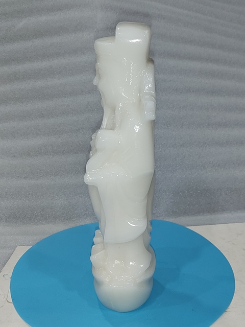 古玩雜項阿富汗玉財神真品鑒賞圖
