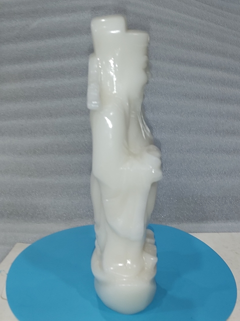 古玩雜項阿富汗玉財神真品鑒賞圖