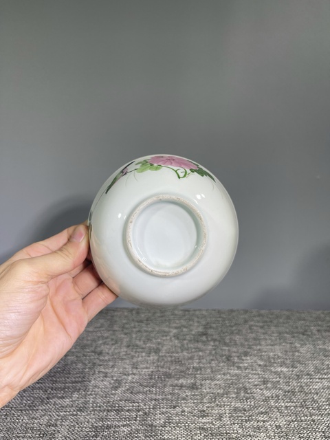 古玩陶瓷民國.釉下彩花鳥紋茶碗拍賣,當前價格0元