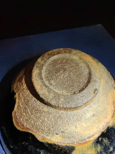古玩陶瓷宋代黑釉籃毫建盞(正窯口)拍賣,當前價格6800元