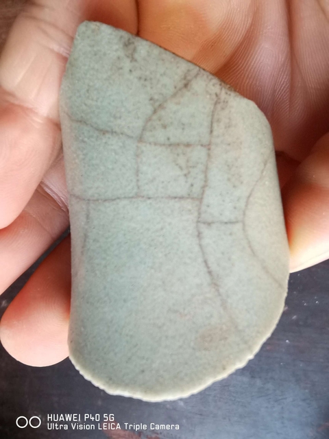 古玩陶瓷宋汝窯標本真品鑒賞圖
