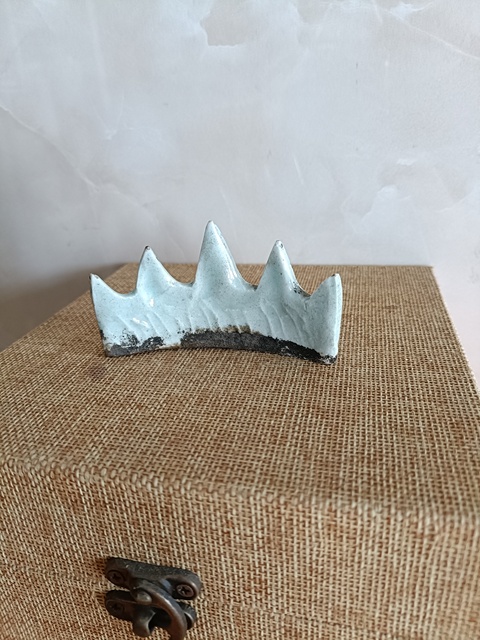古玩陶瓷晚清青白釉筆架山真品鑒賞圖