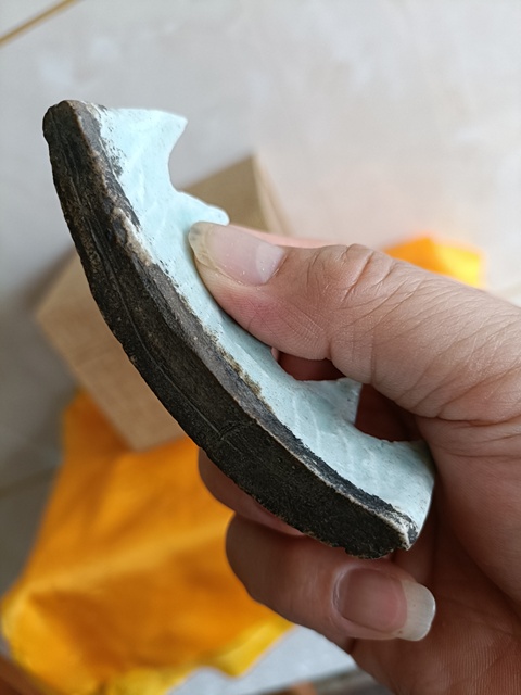 古玩陶瓷晚清青白釉筆架山真品鑒賞圖