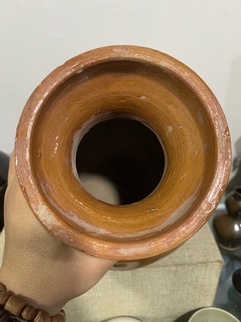 古玩陶瓷黃釉漢壺拍賣，當(dāng)前價格4500元