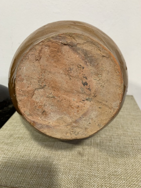 古玩陶瓷黃釉漢壺拍賣，當(dāng)前價格4500元