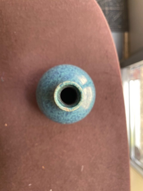 古玩陶瓷爐鈞釉膽瓶真品鑒賞圖