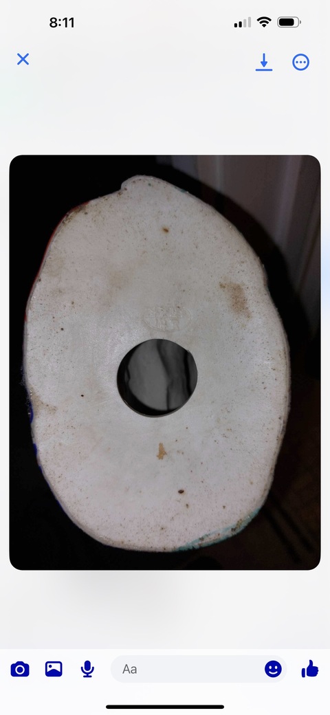 古玩陶瓷彌勒佛粉彩塑像真品鑒賞圖
