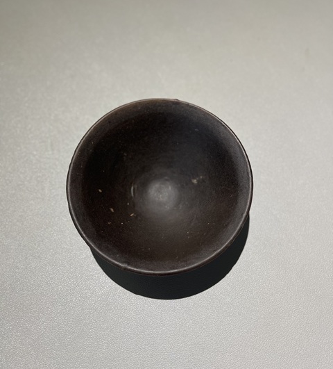 古玩陶瓷宋代黑釉斗笠盞拍賣，當前價格2888元