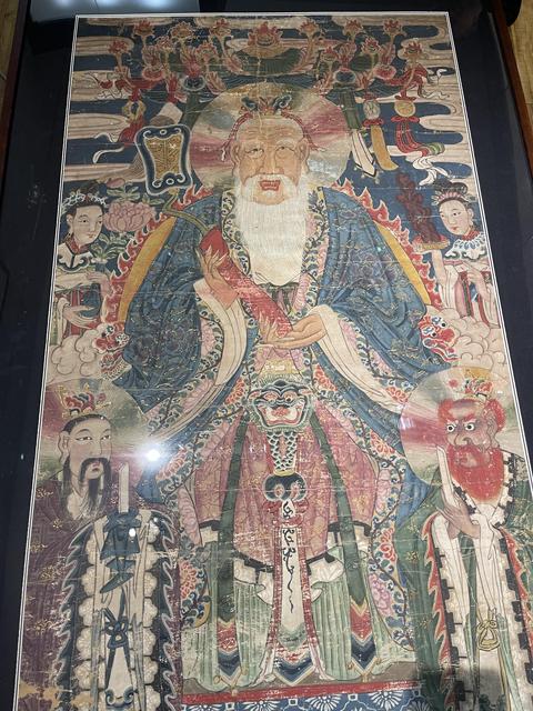 古玩字畫清代早期道教廟畫拍賣，當前價格12888元