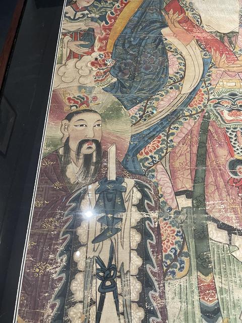 古玩字畫清代早期道教廟畫拍賣，當前價格12888元