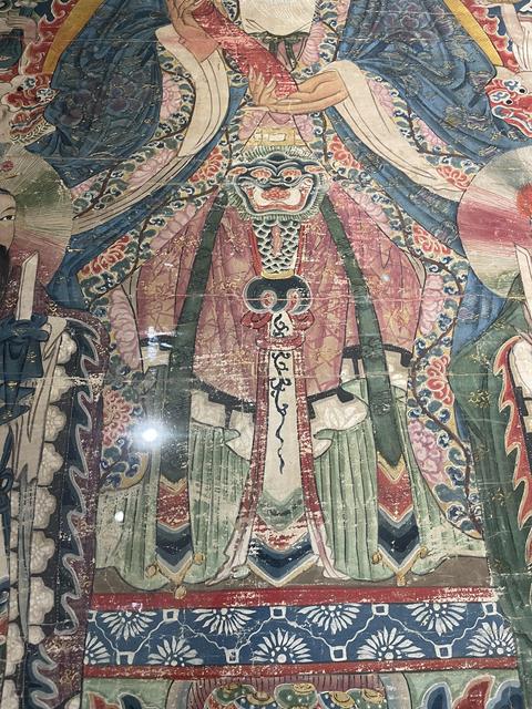 古玩字畫清代早期道教廟畫拍賣，當前價格12888元