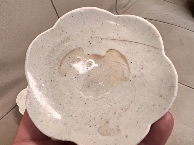 古玩陶瓷南宋 龍泉青白釉杯托4個拍賣,當前價格69元