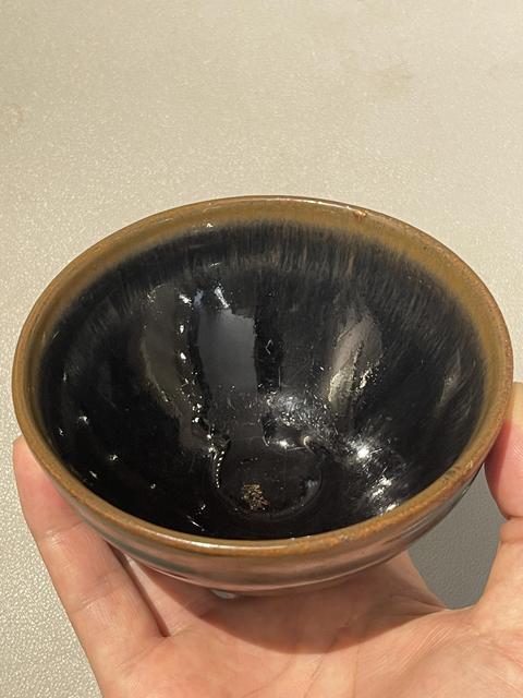 古玩陶瓷宋代黑釉茶盞拍賣，當前價格25888元
