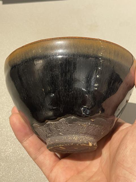 古玩陶瓷宋代黑釉茶盞拍賣，當前價格25888元