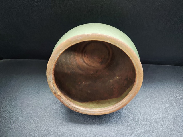 古玩陶瓷綠釉小缸拍賣，當(dāng)前價(jià)格150元