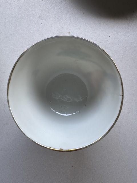 古玩陶瓷粉彩和合二仙杯拍賣，當前價格800元