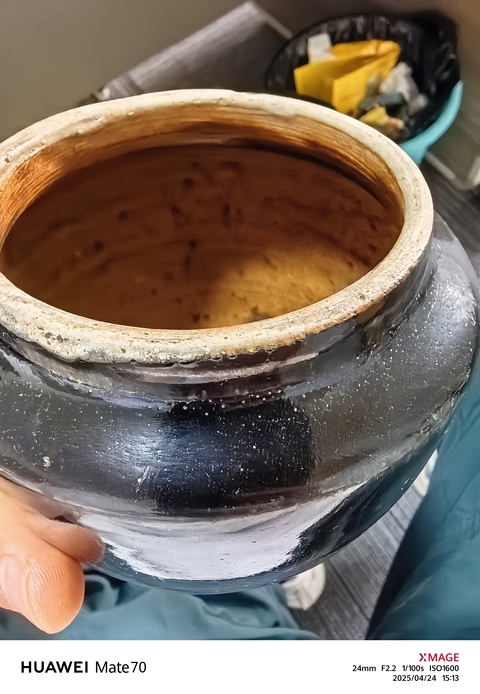古玩陶瓷黑釉罐真品鑒賞圖