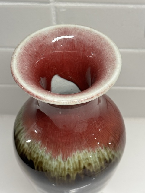 古玩陶瓷三陽開泰觀音瓶真品鑒賞圖