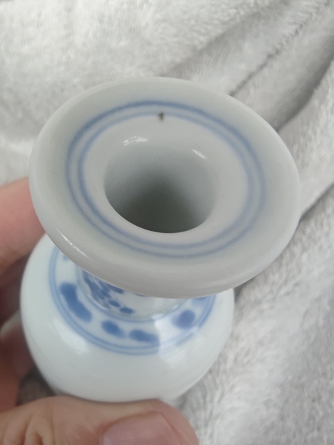 古玩陶瓷清康熙 青花人物紋棒槌瓶拍賣，當前價格16000元