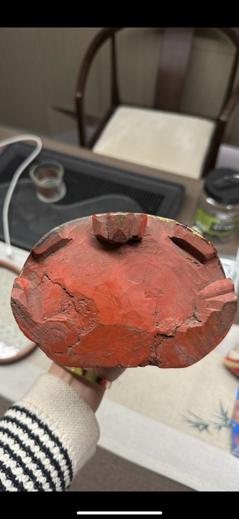 古玩陶瓷粉彩觀音瓷塑真品鑒賞圖