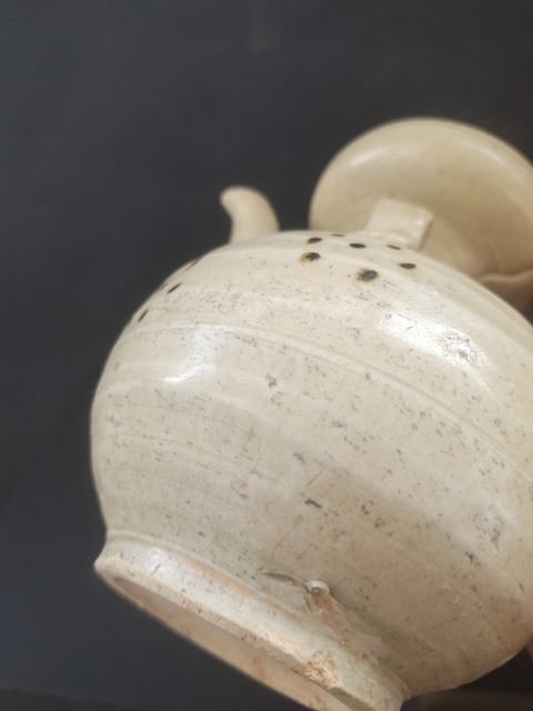 古玩陶瓷宋代·青白釉褐彩執壺 真品鑒賞圖