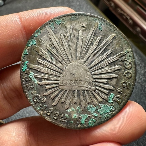 古玩錢幣墨西哥鷹洋真品鑒賞圖