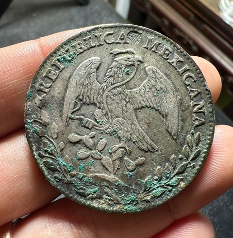 古玩錢幣墨西哥鷹洋真品鑒賞圖