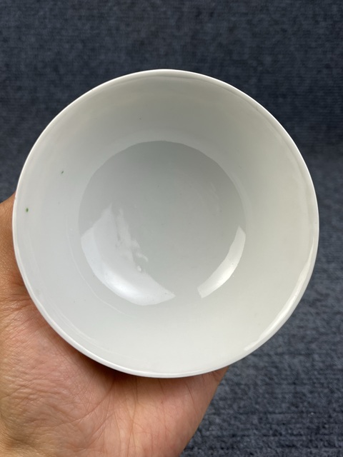 古玩陶瓷黃地粉彩福祿萬代萬壽無疆紋碗拍賣,當前價格1088元