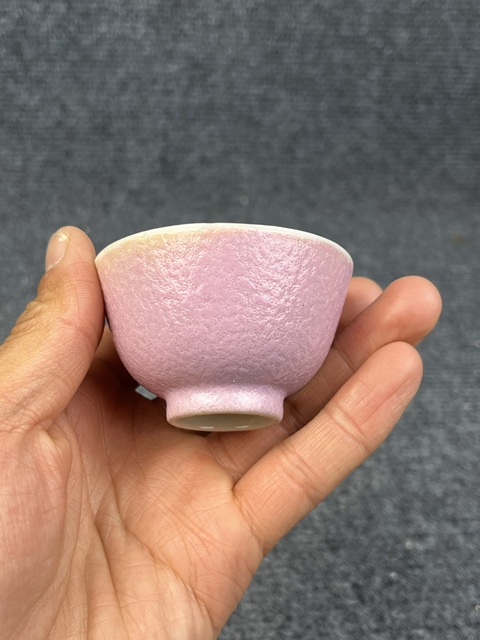 古玩陶瓷粉彩胭脂粉茶圓拍賣,當前價格5000元