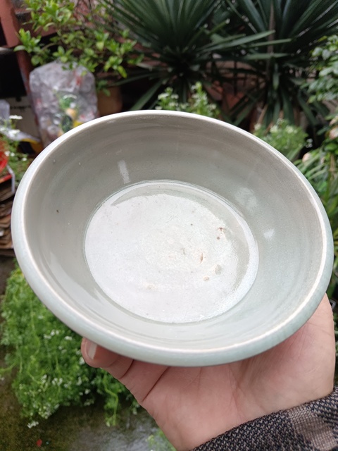 古玩陶瓷精品南宋龍泉青瓷折沿洗拍賣,當前價格6980元