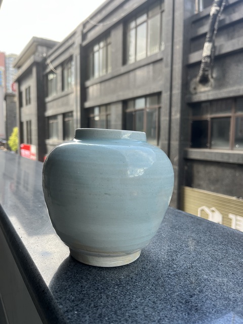 古玩陶瓷明代影青釉茶葉罐拍賣,當前價格0元