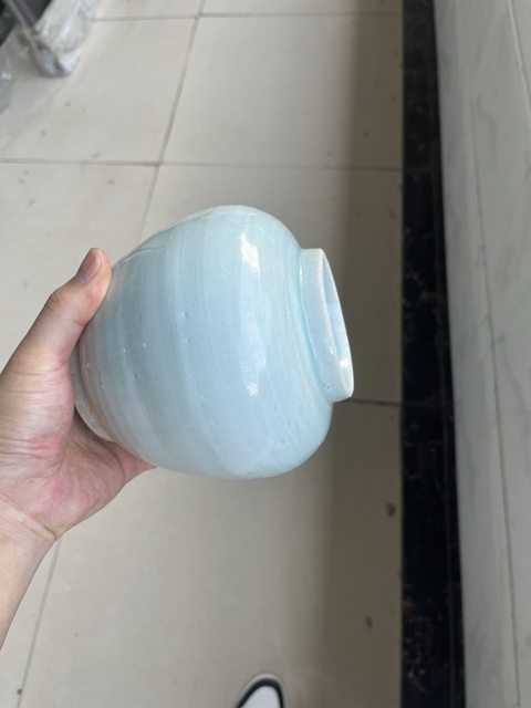 古玩陶瓷明代影青釉茶葉罐拍賣,當前價格0元