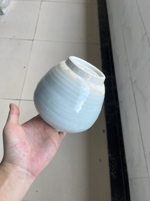 古玩陶瓷明代影青釉茶葉罐拍賣,當前價格0元