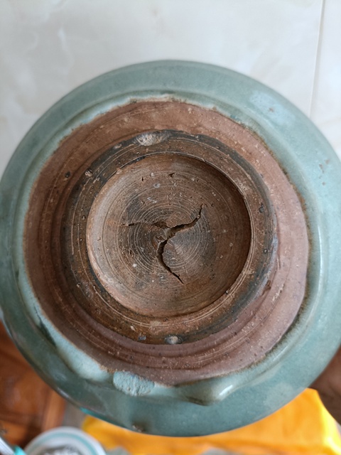 古玩陶瓷五大名窯之一元代鈞窯天藍釉大碗拍賣，當前價格5980元